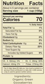 Fresh Frozen Organic Green Gooseberries - Image 4