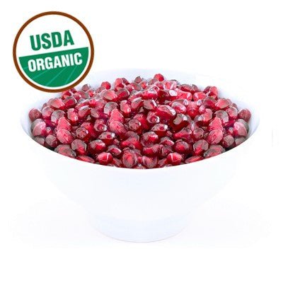 Pomegranate-Arils-organic-logo-square-2 Fresh Frozen Organic Pomegranate Arils - Image 1
