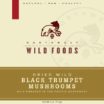 Dried Wild Black Trumpet Mushrooms - Image 2