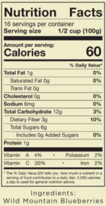 Fresh Frozen Wild Mountain Blueberries - Image 4