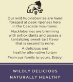 Wild Blue Huckleberry Fruit Spread - Image 5