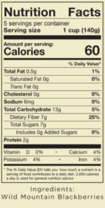 Fresh Frozen Wild Mountain Blackberries - Image 5